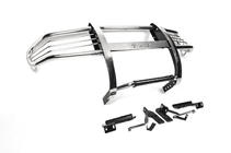 Toyota Land Cruiser 100 1998-2007 гг. Кенгурятник с защитой WINBO (нержавейка) фото 2