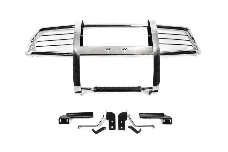 Toyota Land Cruiser 100 1998-2007 гг. Кенгурятник с защитой WINBO (нержавейка) Image