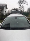 Opel Astra H 2004-2013 гг. Поперечины на интегрированные рейлинги с замком Skybar V2 (2 шт) Серые фото 10