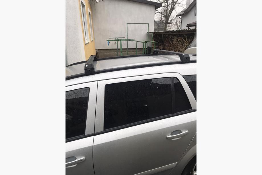 Opel Astra H 2004-2013 гг. Поперечины на интегрированные рейлинги с замком Skybar V2 (2 шт) Фото 9