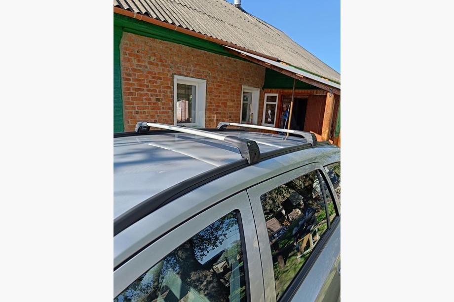 Opel Astra H 2004-2013 гг. Поперечины на интегрированные рейлинги с замком Skybar V2 (2 шт) Фото 11