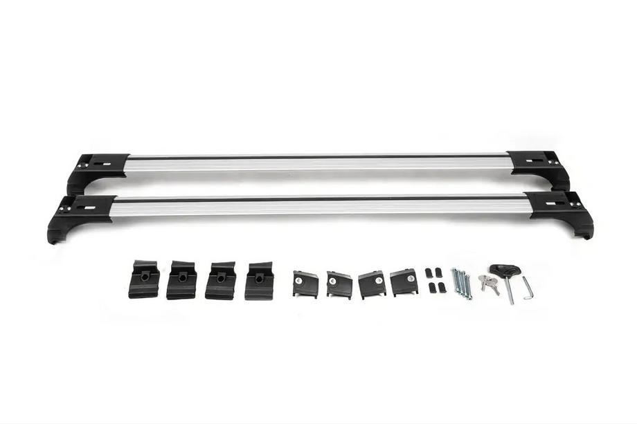 Opel Astra H 2004-2013 гг. Поперечины на интегрированные рейлинги с замком Skybar V2 (2 шт) Фото 5