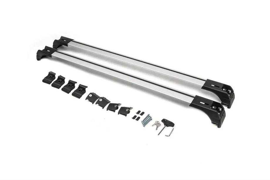Opel Astra H 2004-2013 гг. Поперечины на интегрированные рейлинги с замком Skybar V2 (2 шт) Фото 14