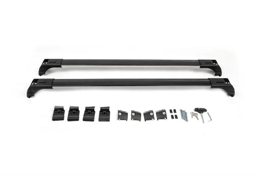Opel Astra H 2004-2013 гг. Поперечины на интегрированные рейлинги с замком Skybar V2 (2 шт) Фото 6