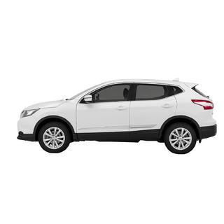 Хромированные молдинги дверей Libao V2 (4 шт.) Nissan Qashqai 2014-2021 гг. фото 4