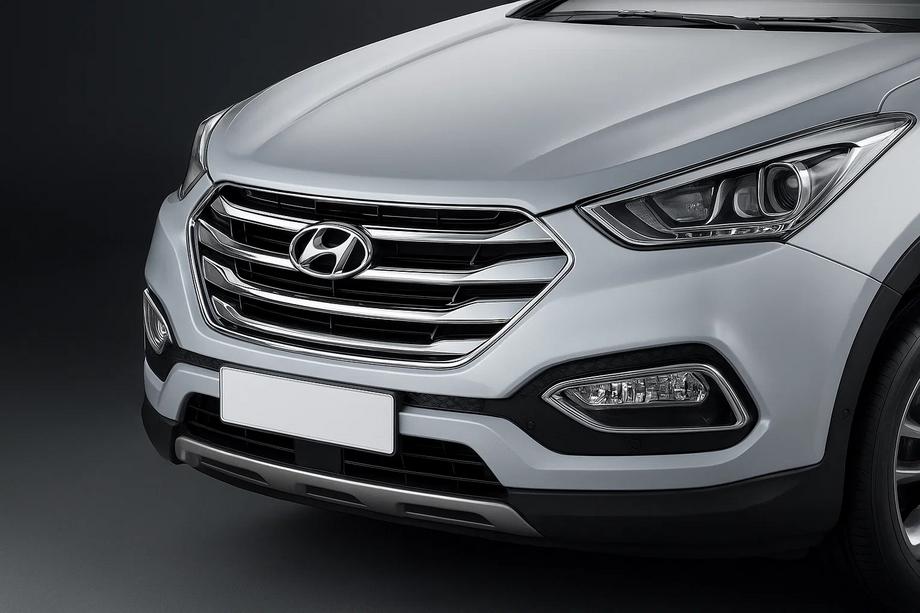 Hyundai IX-35 2010-2015 гг. Хромированные защитные накладки на бампер для Tucson Korea 2013-2015 (ABS) Image