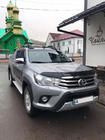 Toyota Hilux 2015- гг. Рейлинги с поперечинами (2 шт, Хром) фото 2