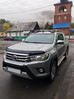 Toyota Hilux 2015- гг. Рейлинги с поперечинами (2 шт, Хром) фото 4