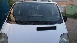 Opel Vivaro 2001–2015 гг. Полка на панель (2001-2010, Черная с красной строчкой) фото 6