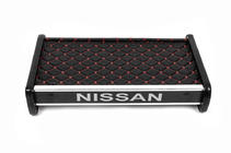 Nissan Primastar 2002-2014 гг. Полка на панель (2001-2010, Черная с красной строчкой) фото 2