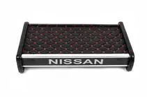 Nissan Primastar 2002-2014 гг. Полка на панель (2001-2010, Черная с красной строчкой) фото 2