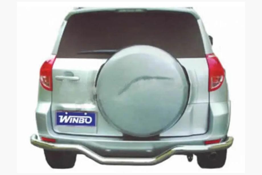 Toyota Rav 4 2006-2013 гг. Задняя защита Libao (нержавейка) Image