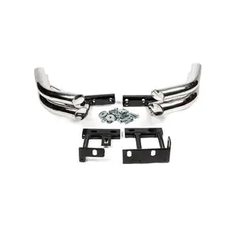 Задние двойные уголки Libao (нерж. сталь) Hyundai Santa Fe 2 2006-2012 гг. фото 3