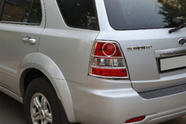 Kia Sorento I BL 2002-2009 гг. Защита задних фонарей (нержавейка) фото 1