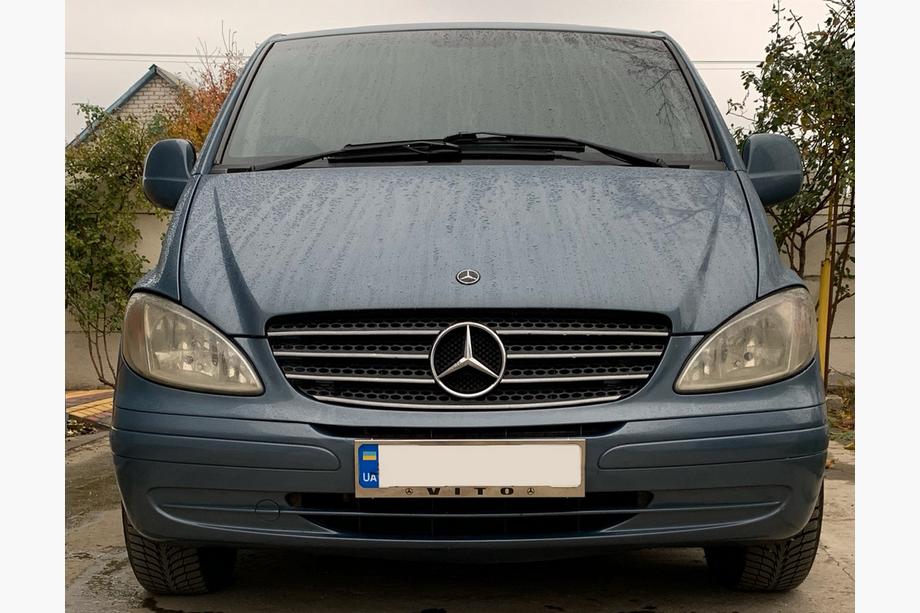 Mercedes Vito W639 2004-2014 гг. Рамка Номерного Знака Хром (1 шт, Нержавеющая Сталь) Фото 1