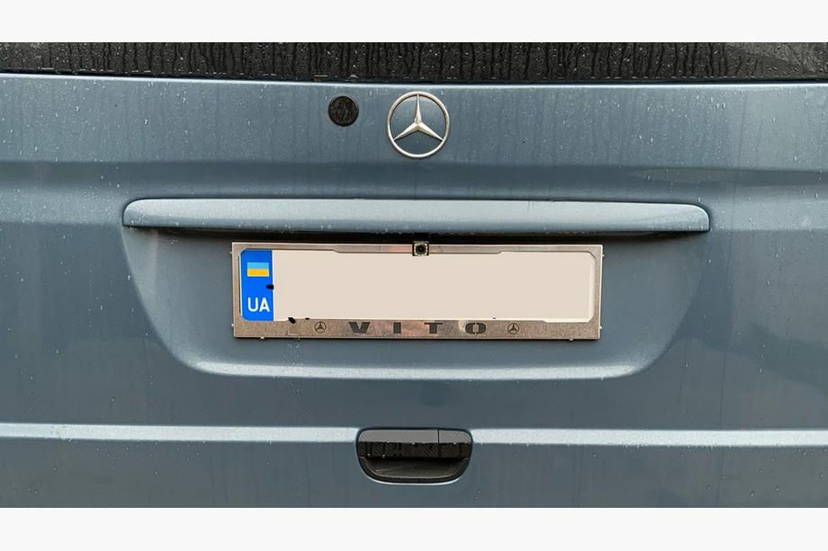 Mercedes Vito W639 2004-2014 гг. Рамка Номерного Знака Хром (1 шт, Нержавеющая Сталь) Фото 2