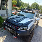Volkswagen Amarok 2010-2022 гг. Комплект накладок на капот DRAGON (3 шт) фото 6