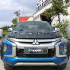 Mitsubishi L200 2015-2024 гг. Комплект накладок на капот DRAGON (2019+, 3 шт) фото 7