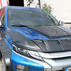 Mitsubishi L200 2015-2024 гг. Комплект накладок на капот DRAGON (2019+, 3 шт) фото 6