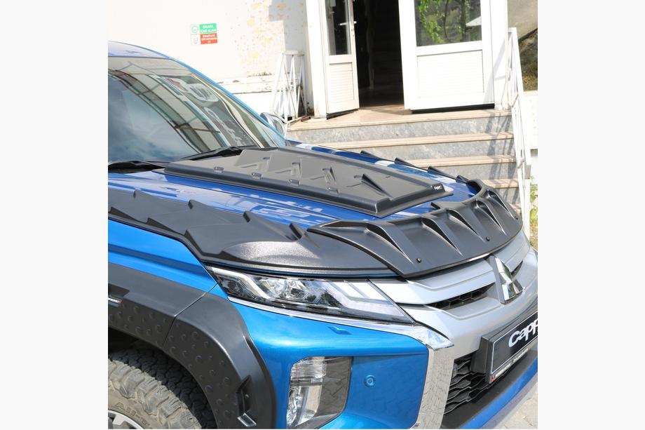 Mitsubishi L200 2015-2024 гг. Комплект накладок на капот DRAGON (2019+, 3 шт) Image