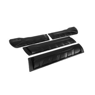Молдинги на двери (4 шт, ABS) Nissan Navara 2006-2015 гг. фото 1