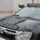 Renault Duster 2008–2017 гг. Накладка на капот (ABS) фото 4