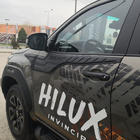 Toyota Hilux 2015- гг. Верхние молдинги на двери (4 шт, ABS) фото 7