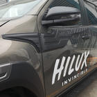 Toyota Hilux 2015- гг. Верхние молдинги на двери (4 шт, ABS) фото 3