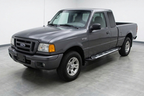 Ford Ranger 2002-2006 гг. Боковые Подножки Sunrise (2 шт., Алюминий) фото 1