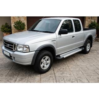 Боковые Подножки Vision New Grey (2 шт., Алюминий) Ford Ranger 2002-2006 гг. фото 1