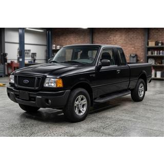 Боковые Подножки Tayga Black (2 шт., Алюминий) Ford Ranger 2002-2006 гг. фото 1
