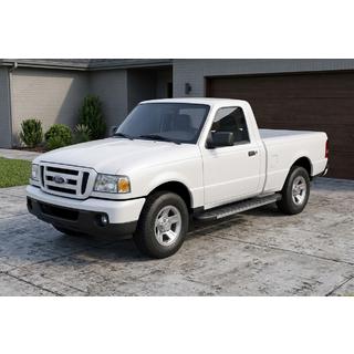 Боковые Подножки Duru (2 шт., Алюминий) Ford Ranger 2002-2006 гг. фото 1
