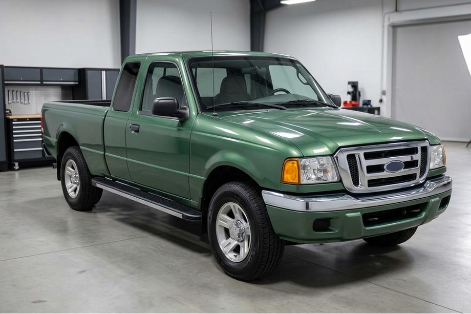 Ford Ranger 2002-2006 гг. Боковые Подножки Maya V1 (2 шт., Алюминий) Image