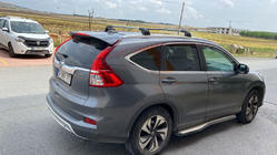 Honda CRV 2012-2016 гг. Поперечные дуги на интегрированные рейлинги Strong (2 шт) Серый фото 3