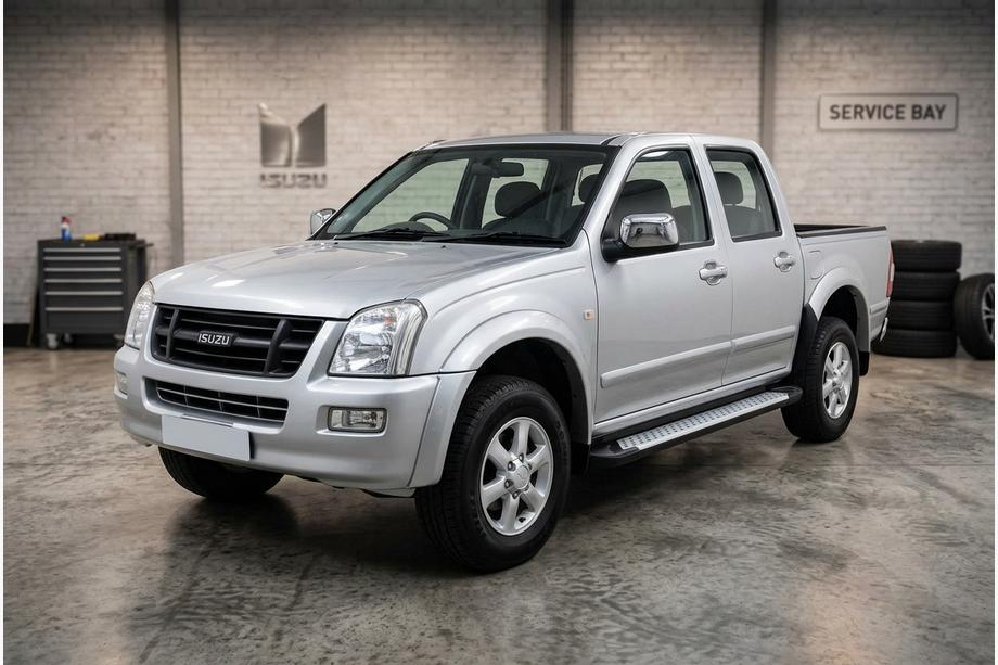 Isuzu D-Max 2002-2011 гг. Боковые Подножки Allmond Grey (2007-2012, 2 шт., Алюминий) Image