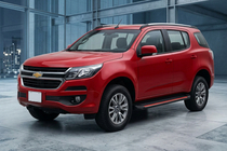 Chevrolet Trailblazer 2012-2019 гг. Боковые Подножки Maya Red (2 шт., Алюминий) фото 1