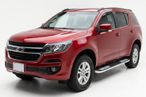 Chevrolet Trailblazer 2012-2019 гг. Боковые Подножки Tayga V2 (2 шт., Алюминий) фото 1