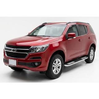 Боковые Подножки Tayga V2 (2 шт., Алюминий) Chevrolet Trailblazer 2012-2019 гг. фото 1
