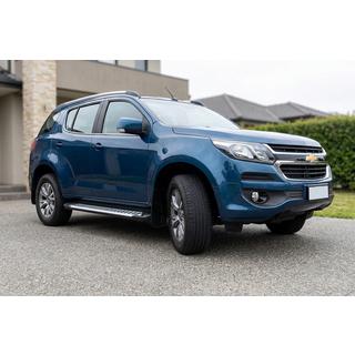 Боковые Подножки Line (2 шт., Алюминий) Chevrolet Trailblazer 2012-2019 гг. фото 1