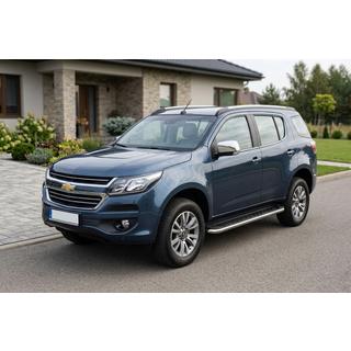 Боковые Подножки Maydos V1 (2 шт., Алюминий и Нержавейка) Chevrolet Trailblazer 2012-2019 гг. фото 1