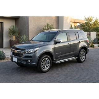 Боковые Подножки Rainbow (2 шт., Алюминий) Chevrolet Trailblazer 2012-2019 гг. фото 1