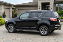 Chevrolet Trailblazer 2012-2019 гг. Боковые пороги Bosphorus Grey (2 шт., алюминий) фото 1