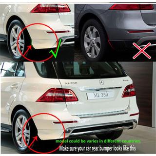 Задние оригинальные брызговики для ML W166 (бампер AMG) фото 4