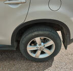 Mitsubishi ASX 2010-2023 гг. Расширители арок 2012-2016 (4 шт, черные, ABS-пластик) фото 2
