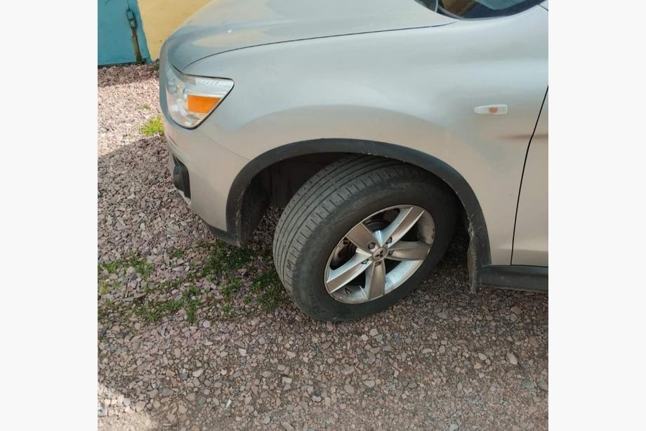 Mitsubishi ASX 2010-2023 гг. Расширители арок 2012-2016 (4 шт, черные, ABS-пластик) Image