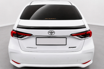 Toyota Corolla 2019- гг. Спойлер 1234 Upgrade (ABS-пластик) фото 2