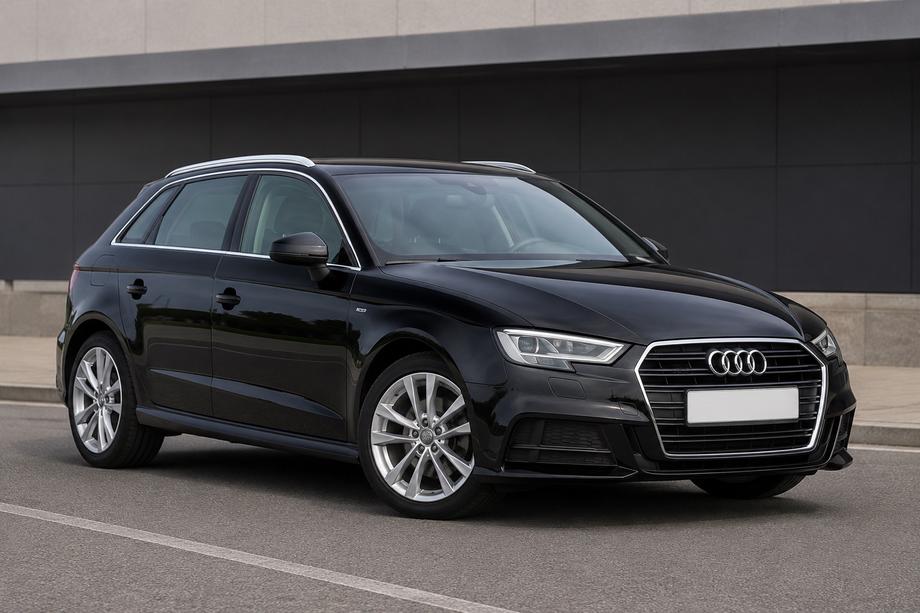 Audi A3 2012-2020 гг. Рейлинги на крышу (2 шт, алюминий) Image