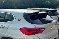 BMW X2 F39 2018-2023 гг. Спойлер Lip (1234 Upgrade, Черный) фото 2
