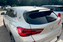 BMW X2 F39 2018-2023 гг. Спойлер Lip (1234 Upgrade, Черный) фото 15