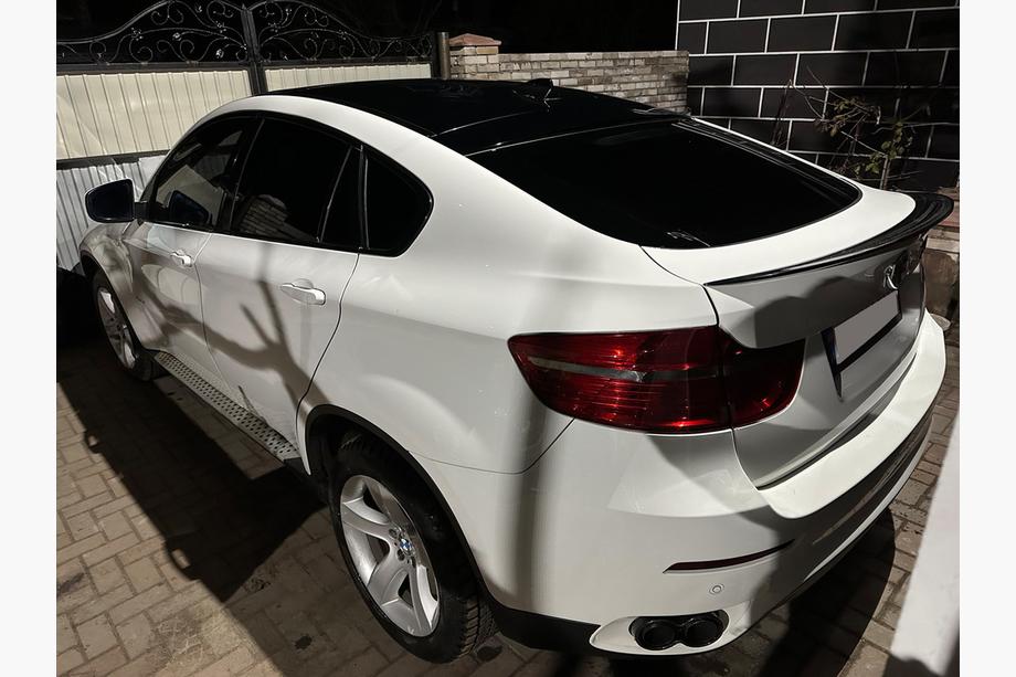 BMW X6 E71 2008–2014 гг. Спойлер Lip (1234 Upgrade, Черный) Фото 5